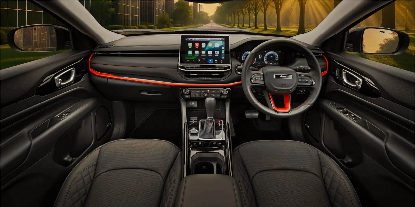 Accentuated Dashboard & Plush Leather Seats
