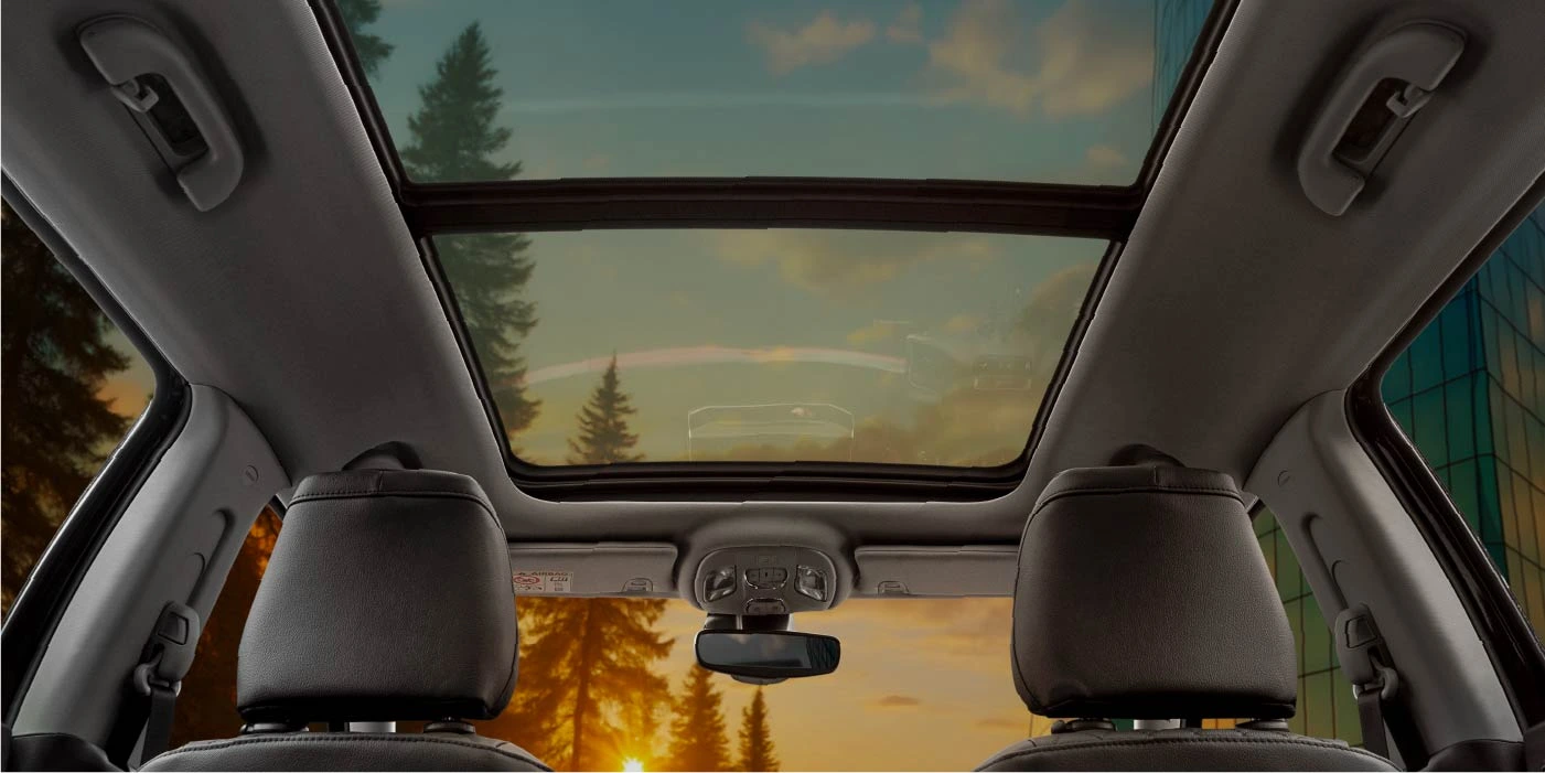 Dual-Pane Panoramic Sunroof